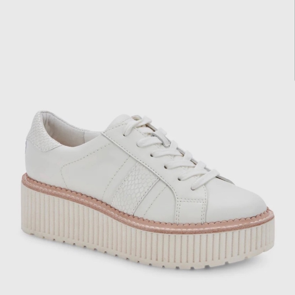 Dolce Vita Cream Platform Sneakers - Picture 2 of 12